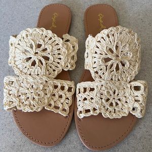 Woven Crochet Sandals